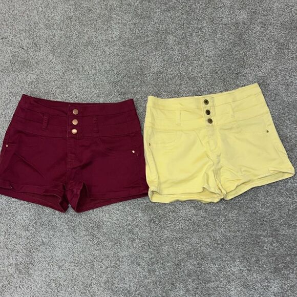 2-refuge Sexy pocket short cuffed leg 2 1-4” inseam shorts USA 8 - Picture 2 of 7